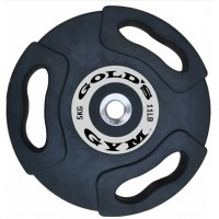  Gold's Gym GG-OGP-RUB-5KG - Olympic Rubber Grip Weight Plate - 5kg